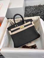 HM BIRKIN 25CM BLACK TOGO LEATHER GOLD HARDWARE - 图片 2