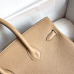 HM BIRKIN 25CM BEIGE TOGO LEATHER GOLD HARDWARE - 图片 4