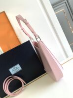 CLEO 30 PINK BRUSHED LEATHER SHOULDER BAG - 图片 2