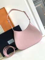 CLEO 30 PINK BRUSHED LEATHER SHOULDER BAG - 图片 3