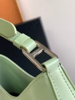 CLEO 30 LIGHT GREEN BRUSHED LEATHER SHOULDER BAG - 图片 6