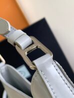 CLEO 30 GREY BRUSHED LEATHER SHOULDER BAG - 图片 6