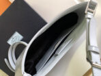 CLEO 30 GREY BRUSHED LEATHER SHOULDER BAG - 图片 8