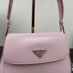 CLEO 24 PINK BRUSHED LEATHER SHOULDER BAG - 图片 4