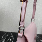 CLEO 24 PINK BRUSHED LEATHER SHOULDER BAG - 图片 6