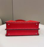 PEEKABOO ISEEU 33 IN RED GRAINED CALFSKIN SILVER HARDWARE - 图片 3