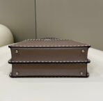 PEEKABOO ISEEU 33 IN TOBACCO BROWN GRAINED CALFSKIN SILVER HARDWARE - 图片 7