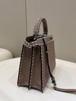 PEEKABOO ISEEU 33 IN TOBACCO BROWN GRAINED CALFSKIN SILVER HARDWARE - 图片 8