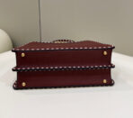 PEEKABOO ISEEU 33 IN SANGRIA RED GRAINED CALFSKIN GOLD HARDWARE - 图片 4
