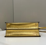 PEEKABOO ISEEU 33 IN GOLD METALLIC CALFSKIN GOLD HARDWARE - 图片 7