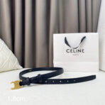 CL Belt 18mm Black Crocodile Embossed Calfskin Ghw - 图片 4
