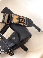 Peekaboo Mini Selleria Bag 23cm black leather shw with 220 hand-sewn stitches - 图片 8