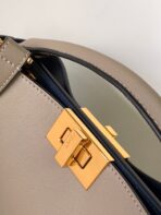 Peekaboo ISeeU Small 27cm Bag brown lambskin gold hardware - 图片 3