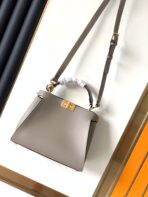 Peekaboo ISeeU Small 27cm Bag brown lambskin gold hardware - 图片 6