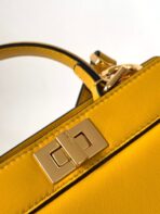 Peekaboo ISeeU Petite 20 Bag Yellow Lambskin Ghw - 图片 3