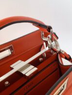 Peekaboo ISeeU Petite 20 Bag Red Lambskin Shw - 图片 4