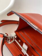 Peekaboo ISeeU Petite 20 Bag Red Lambskin Shw - 图片 6