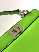 Peekaboo ISeeU Petite 20 Bag Green Lambskin Shw - 图片 3