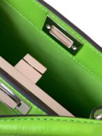 Peekaboo ISeeU Petite 20 Bag Green Lambskin Shw - 图片 2