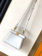 Peekaboo ISeeU Petite 20 Bag White Lambskin Ghw - 图片 2