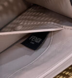 PEEKABOO ISEEU 34 IN WHITE PERFORATED CALFSKIN GOLD HARDWARE - 图片 8