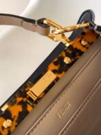 Peekaboo ISeeU Small 27cm Bag light brown lambskin gold hardware - 图片 4