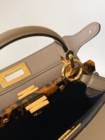 Peekaboo ISeeU Small 27cm Bag light brown lambskin gold hardware - 图片 7