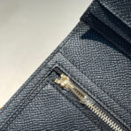 HM BEARN WALLET 17.5 BLACK EPSOM GOLD HARDWARE - 图片 8