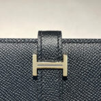 HM BEARN WALLET 17.5 BLACK EPSOM GOLD HARDWARE - 图片 6