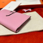 HM BEARN WALLET 17.5 PINK EPSOM SILVER HARDWARE - 图片 2