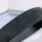 CL LARGE 35 MM BELT IN BLACK CALFSKIN LIGHT GOLD HARDWARE - 图片 7