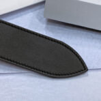 CL LARGE 35 MM BELT IN BLACK AND BROWN CALFSKIN GOLD HARDWARE - 图片 4
