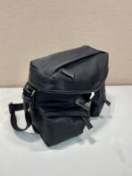 CROSSBODY BAG 29 IN BLACK RE-NYLON AND CALFSKIN TRIM - 图片 6