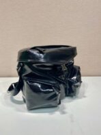 CROSSBODY BAG 29 IN BLACK OIL WAX LAMBSKIN - 图片 4