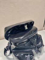 CROSSBODY BAG 29 IN BLACK OIL WAX LAMBSKIN - 图片 5