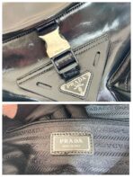 CROSSBODY BAG 29 IN BLACK OIL WAX LAMBSKIN - 图片 7