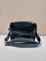 CROSSBODY BAG 29 IN BLACK OIL WAX LAMBSKIN - 图片 8