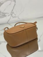 DARLING HANDBAG 25 IN RUSSET BROWN SOFT GRAIN LAMBSKIN - 图片 3