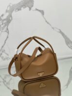 DARLING HANDBAG 25 IN RUSSET BROWN SOFT GRAIN LAMBSKIN - 图片 4