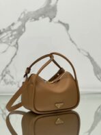 DARLING HANDBAG 25 IN RUSSET BROWN SOFT GRAIN LAMBSKIN - 图片 9