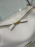 DARLING HANDBAG 25 IN WHITE SOFT GRAIN LAMBSKIN - 图片 9