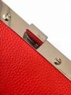Peekaboo ISeeU Petite 20 Bag Red Leather Shw - 图片 5