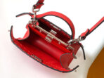 Peekaboo ISeeU Petite 20 Bag Red Leather Shw - 图片 2