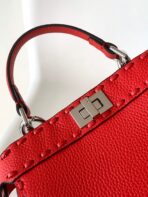 Peekaboo ISeeU Petite 20 Bag Red Leather Shw - 图片 4