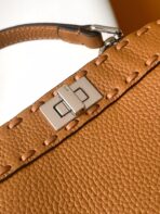 Peekaboo ISeeU Petite 20 Bag Tan Leather Shw - 图片 7