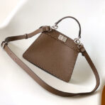 Peekaboo ISeeU Petite 20 Bag Chocolate Leather Shw - 图片 5