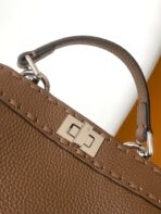 Peekaboo ISeeU Petite 20 Bag Chocolate Leather Shw - 图片 3