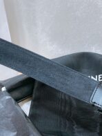 CL LARGE 30 MM TRIOMPHE BELT IN BLACK AND GOLD HARDWARE - 图片 5