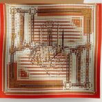 COACHING DEJA-VU SHAWL 135 CM IN COLORFUL CASHMERE AND SILK 379744 - 图片 9