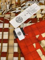 COACHING DEJA-VU SHAWL 135 CM IN COLORFUL CASHMERE AND SILK 379744 - 图片 7